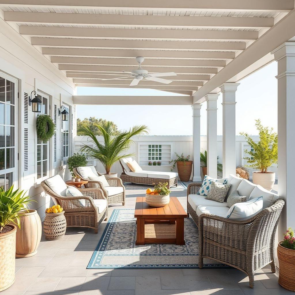 Coastal Outdoor Patio design example 4