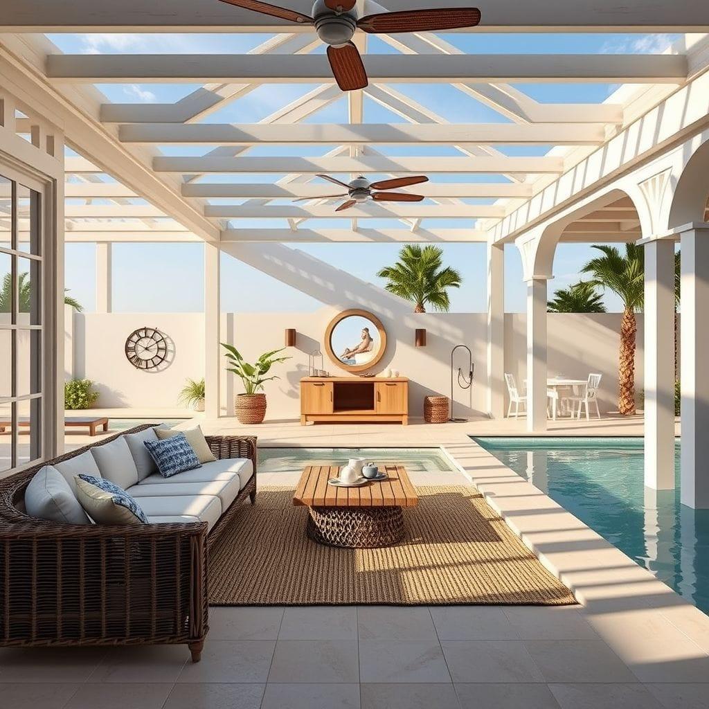 Coastal Outdoor Pool Area design example 2