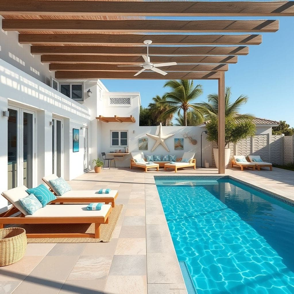 Coastal Outdoor Pool Area design example 3