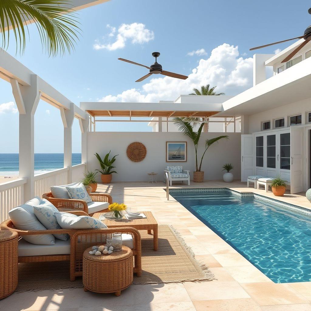 Coastal Outdoor Pool Area design example 4
