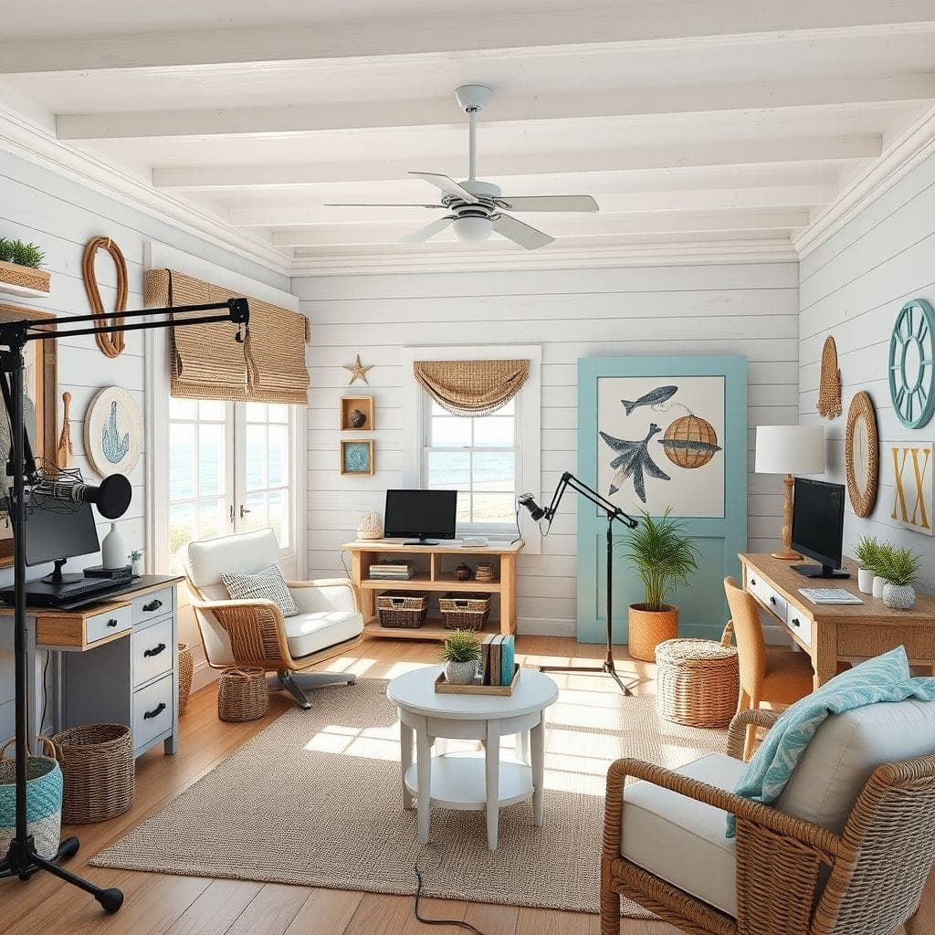 Coastal Podcast Studio design example 1