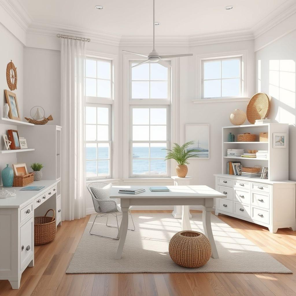 Coastal Study Room design example 1
