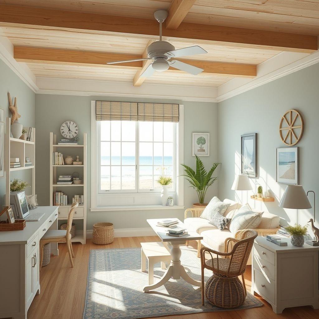 Coastal Study Room design example 3