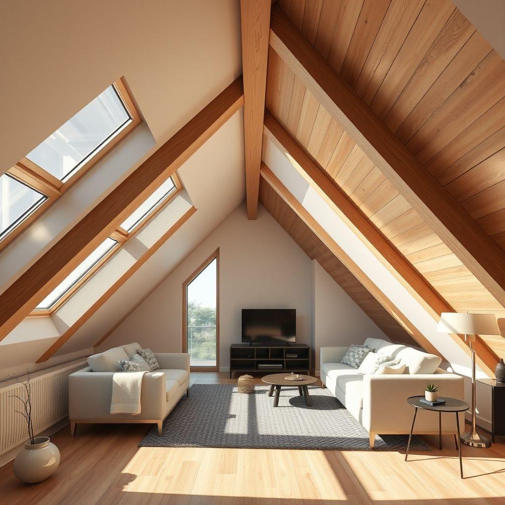 Contemporary Attic design example 2