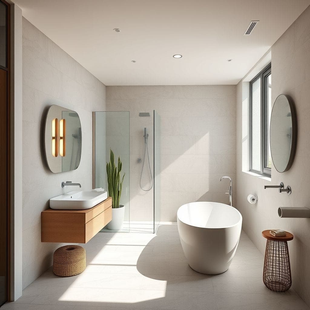 Contemporary Bathroom design example 2