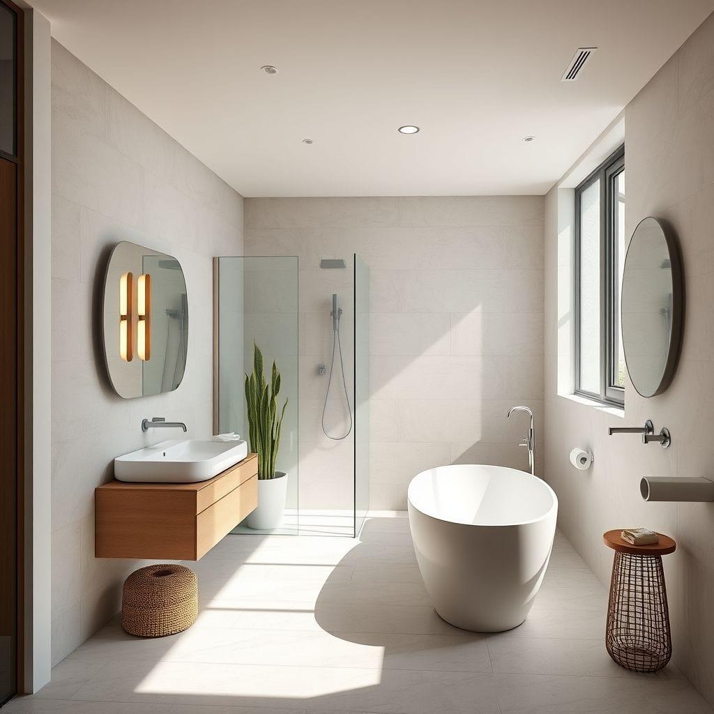 Contemporary Bathroom design example 2