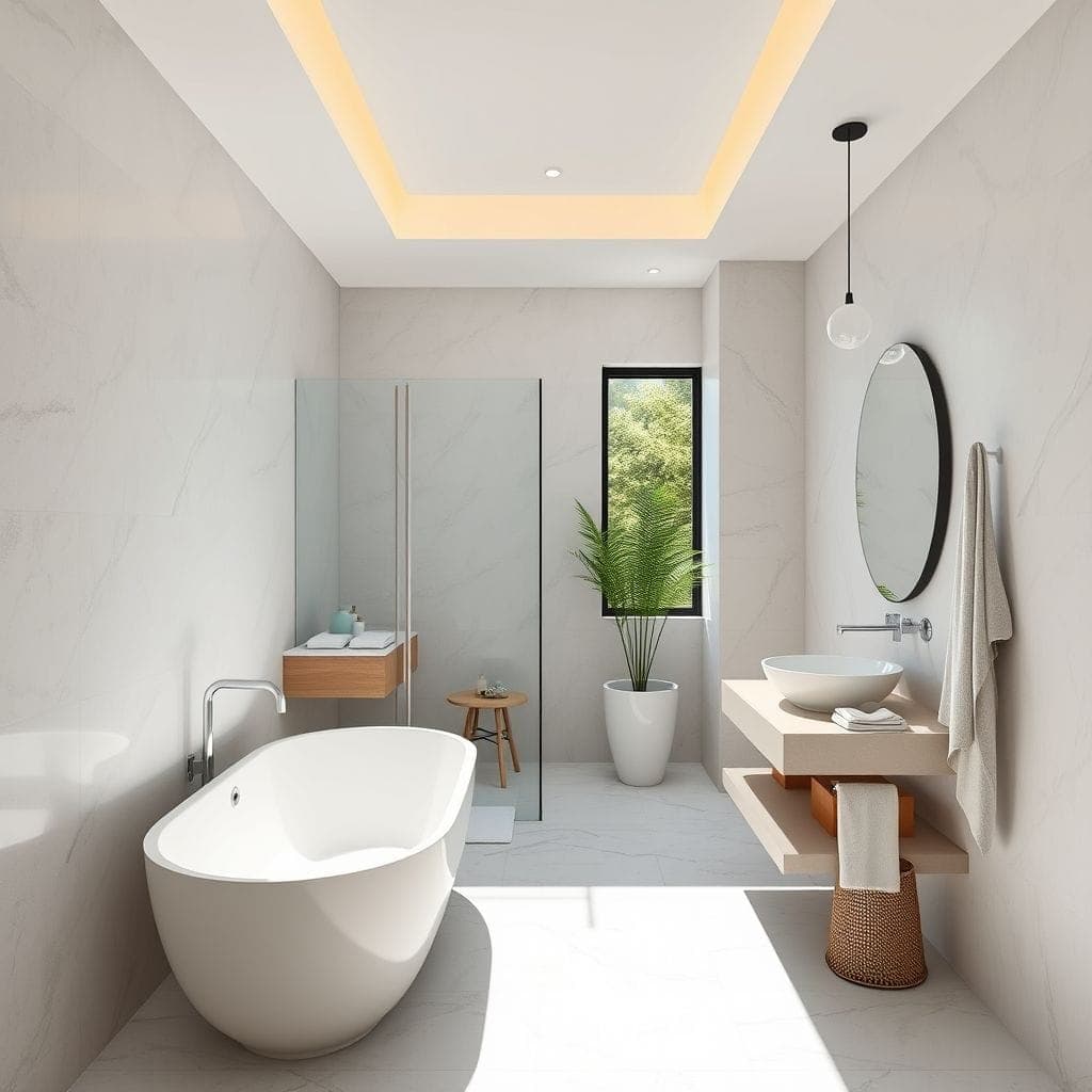 Contemporary Bathroom design example 3