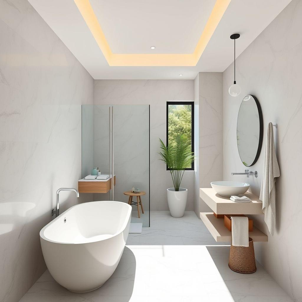 Contemporary Bathroom design example 3