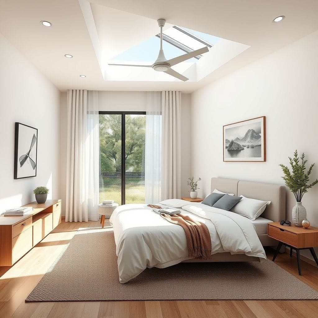 Contemporary Bedroom design example 1