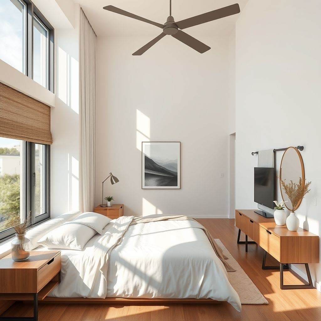 Contemporary Bedroom design example 2