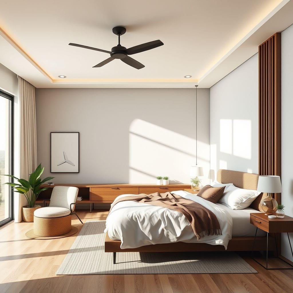 Contemporary Bedroom design example 4