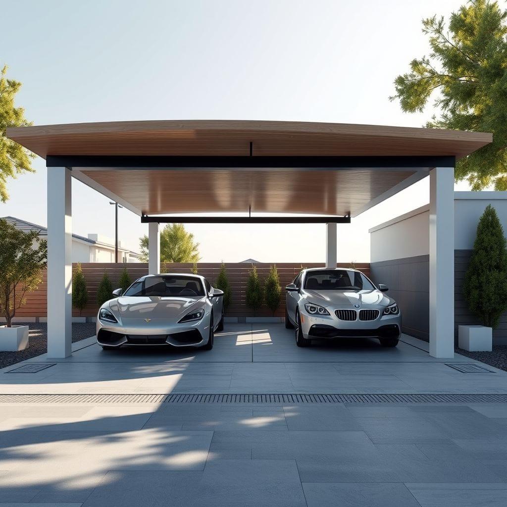 Contemporary Carport design example 1