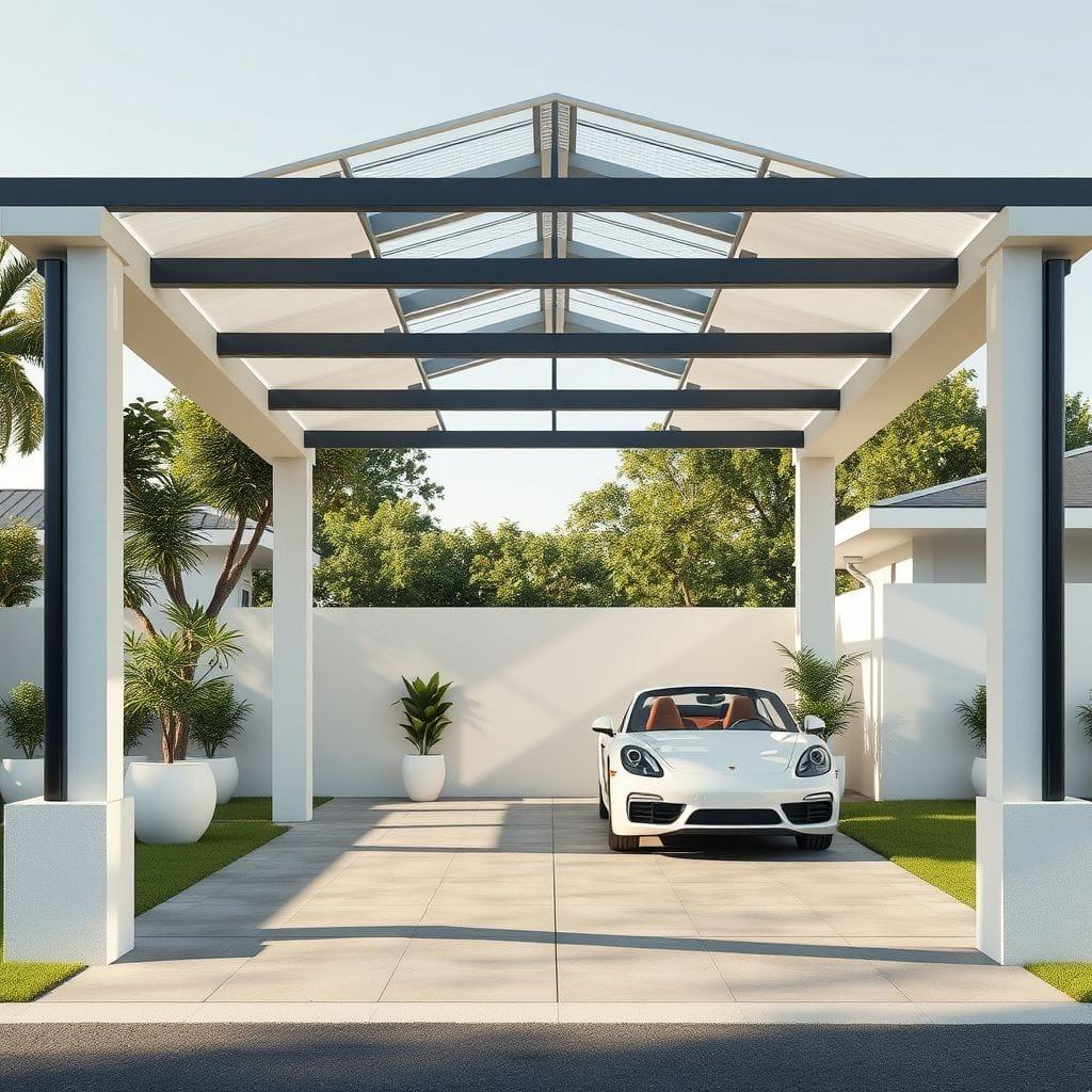 Contemporary Carport design example 4