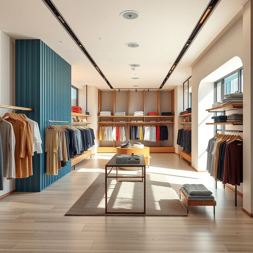 Contemporary Clothing Store design example 1