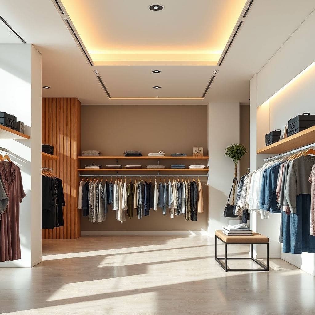 Contemporary Clothing Store design example 2