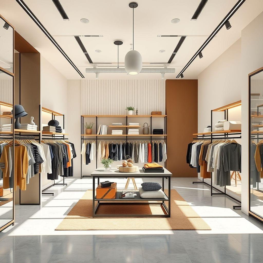 Contemporary Clothing Store design example 3
