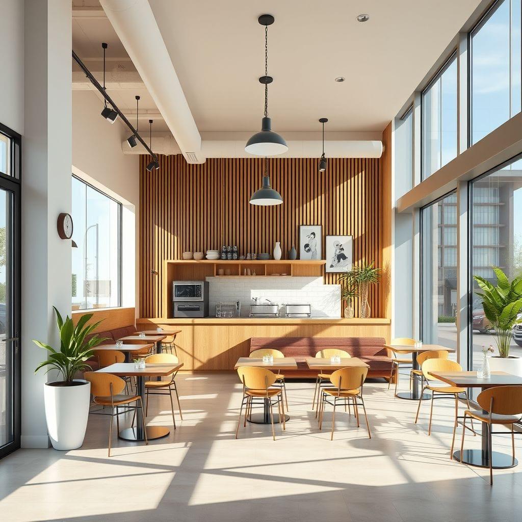 Contemporary Coffee Shop design example 3