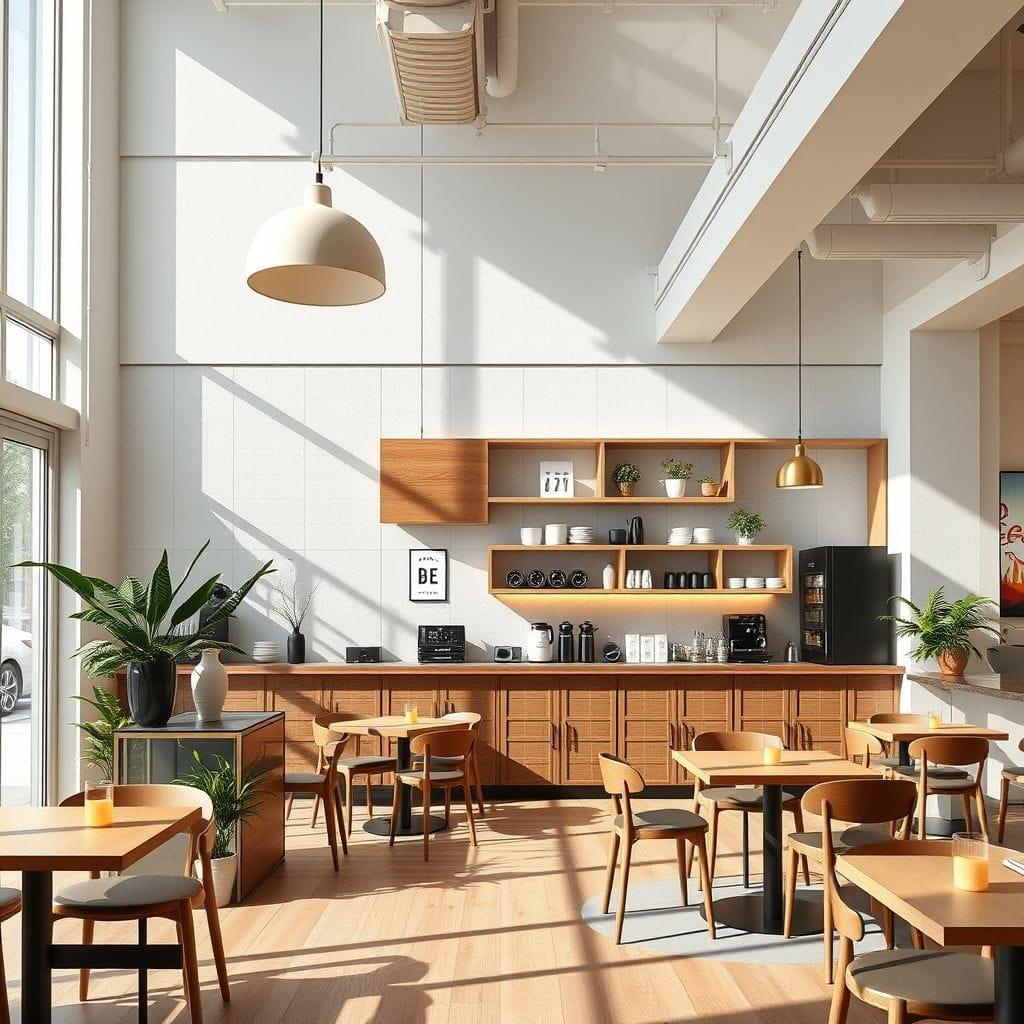 Contemporary Coffee Shop design example 4