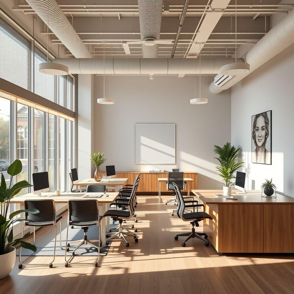 Contemporary Coworking Space design example 3