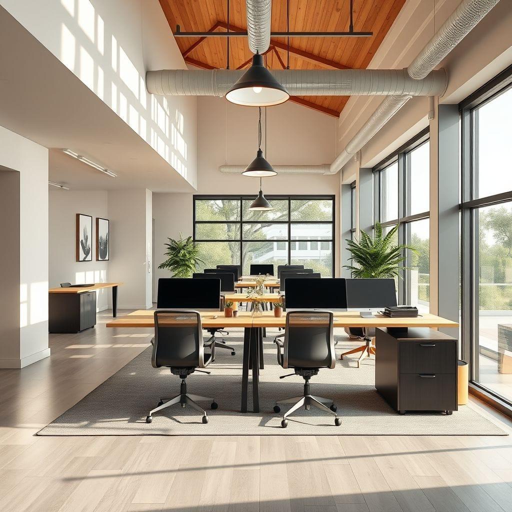 Contemporary Coworking Space design example 4