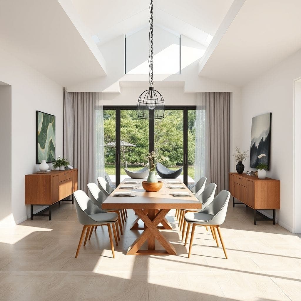Contemporary Dining Room design example 4