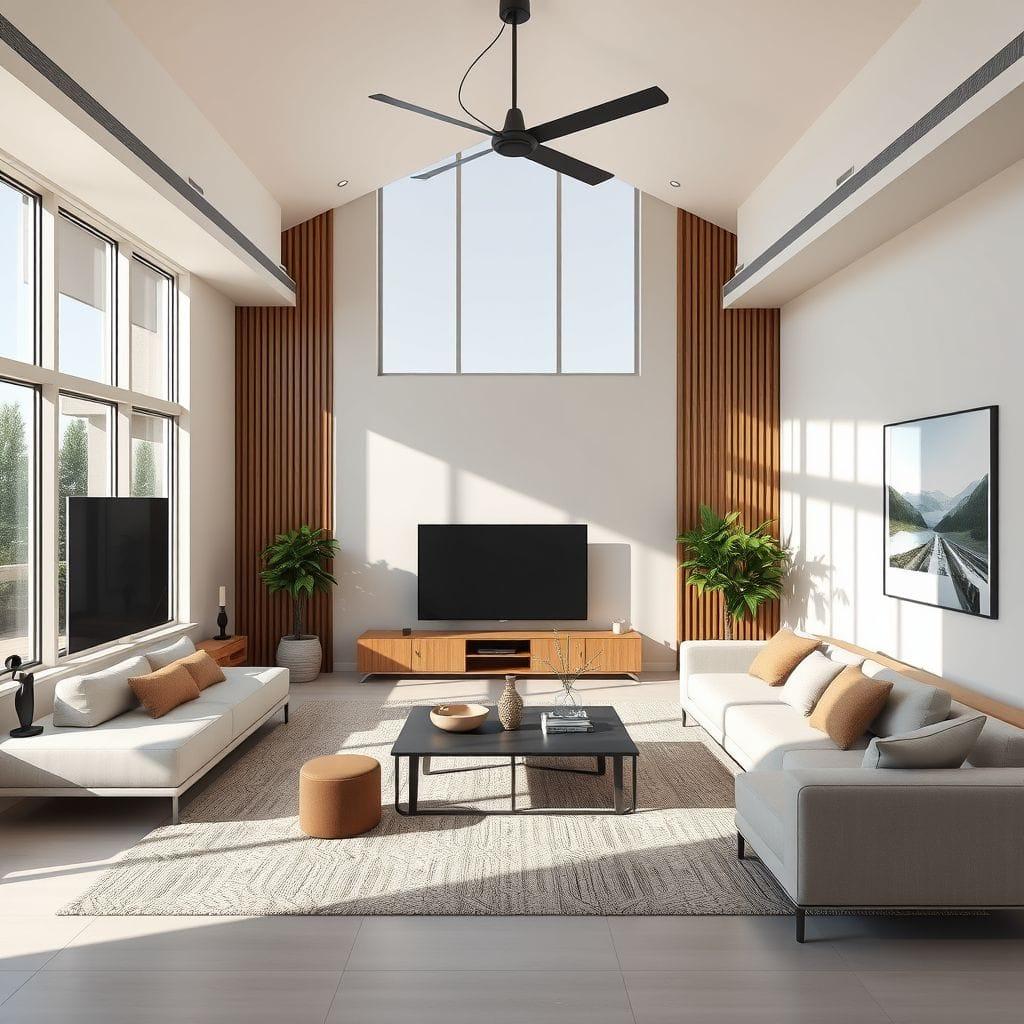 Contemporary Entertainment Room design example 2