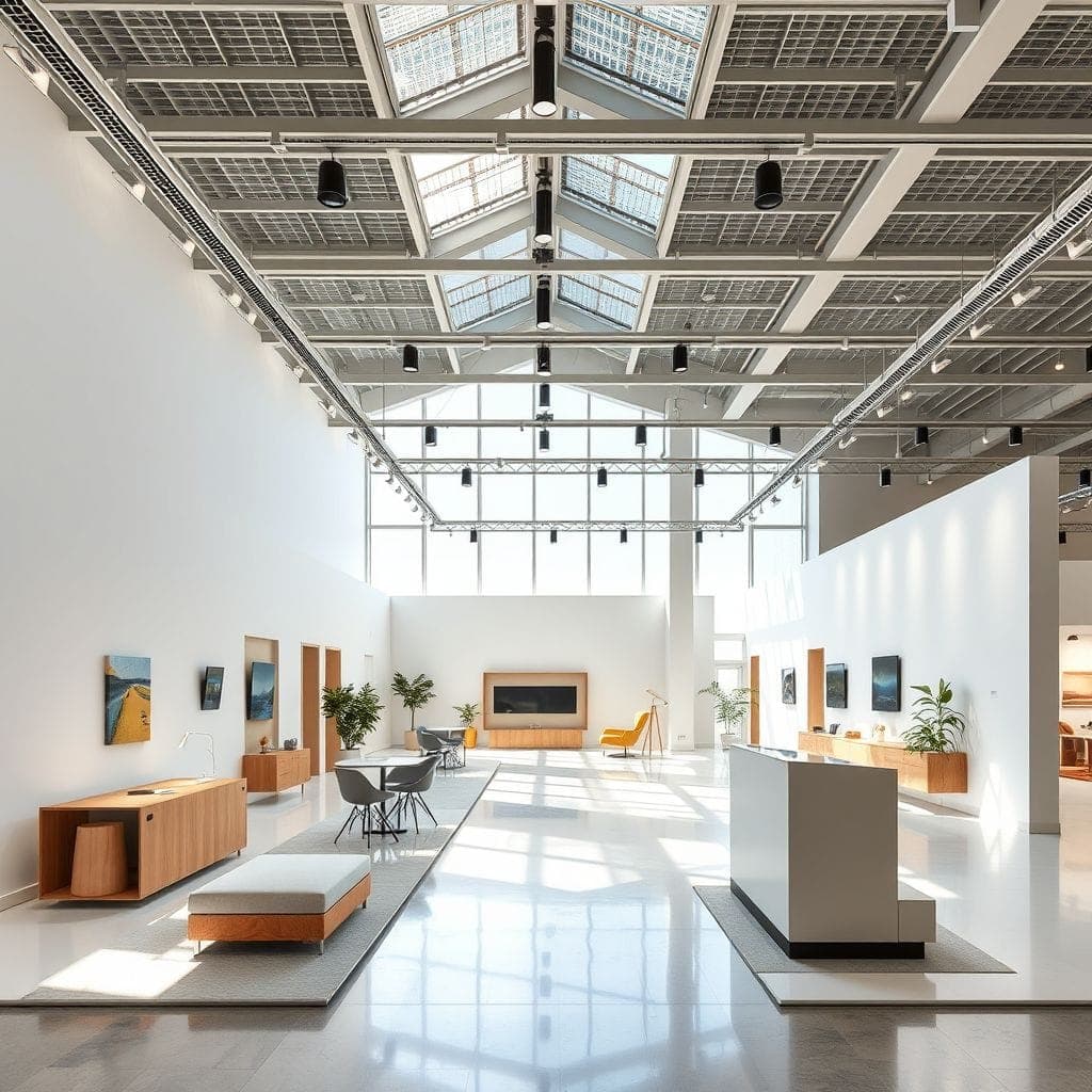 Contemporary Exhibition Space design example 1