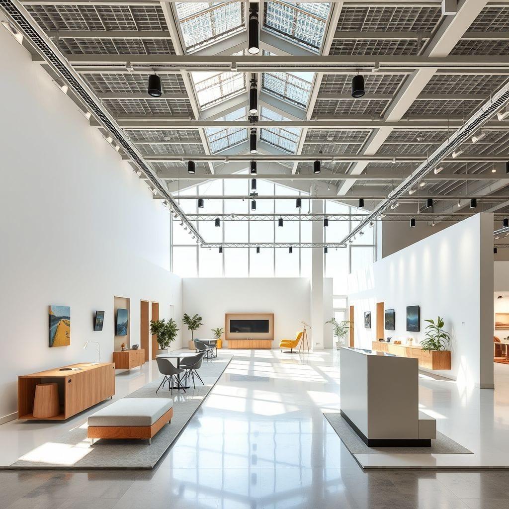 Contemporary Exhibition Space design example 1