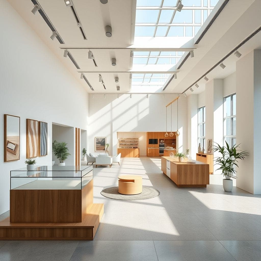 Contemporary Exhibition Space design example 3