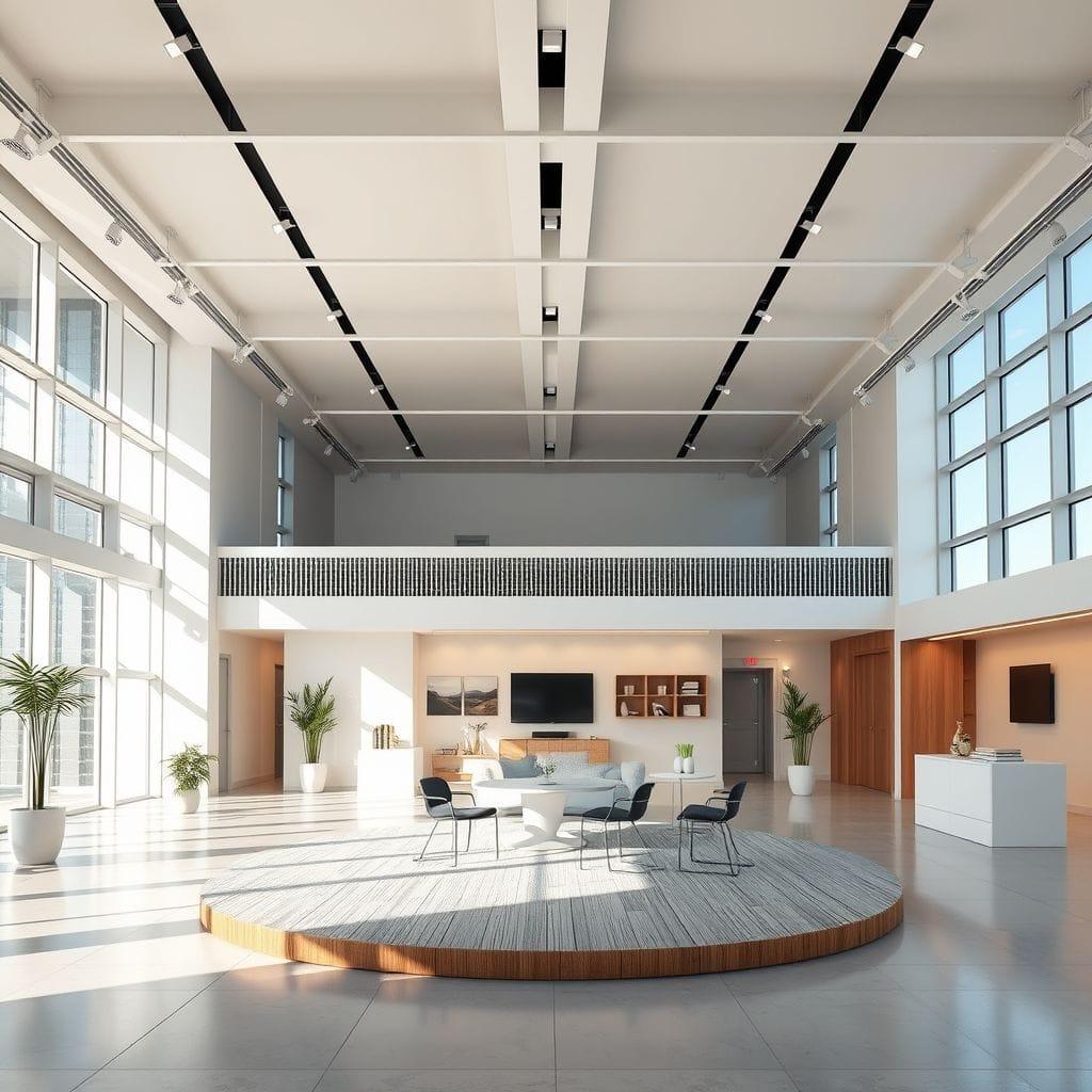 Contemporary Exhibition Space design example 4