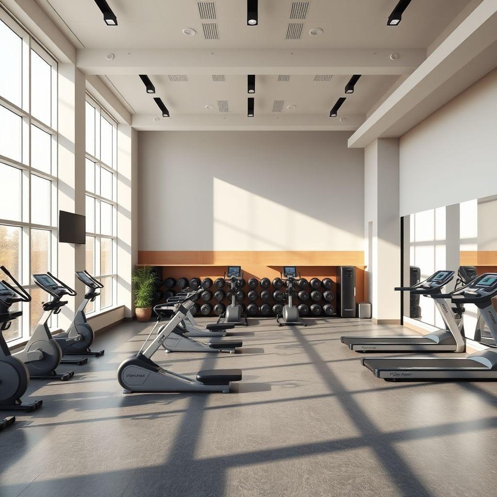 Contemporary Gym design example 1