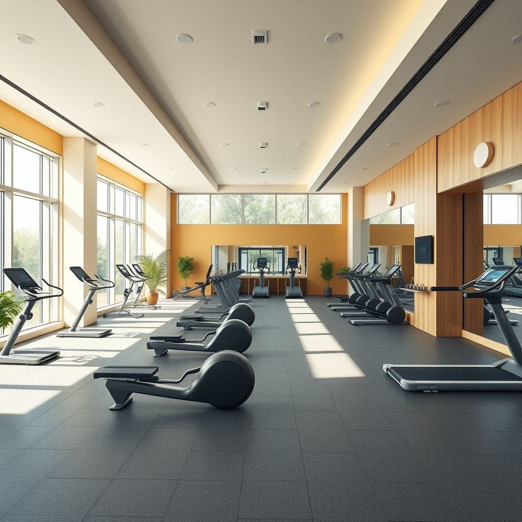 Contemporary Gym design example 3