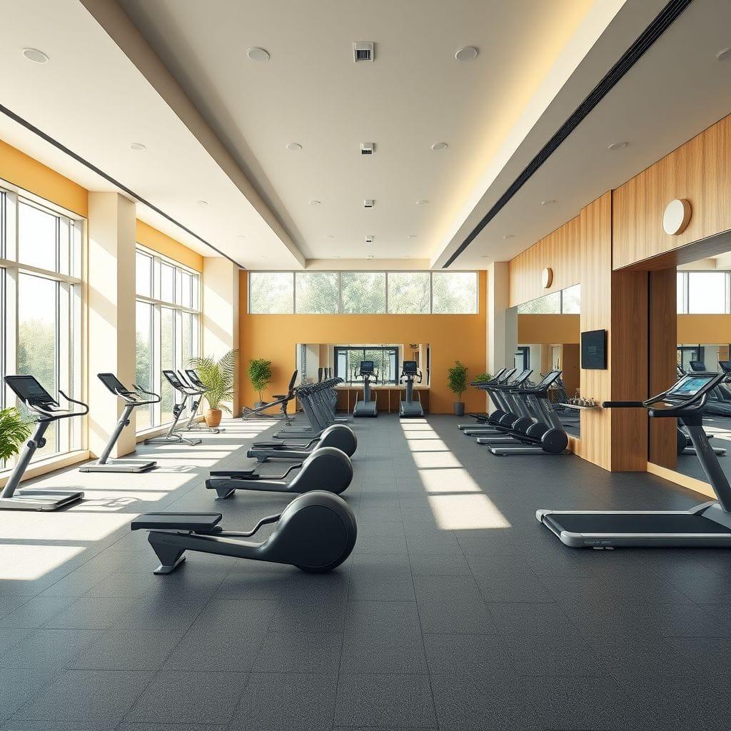 Contemporary Gym design example 3