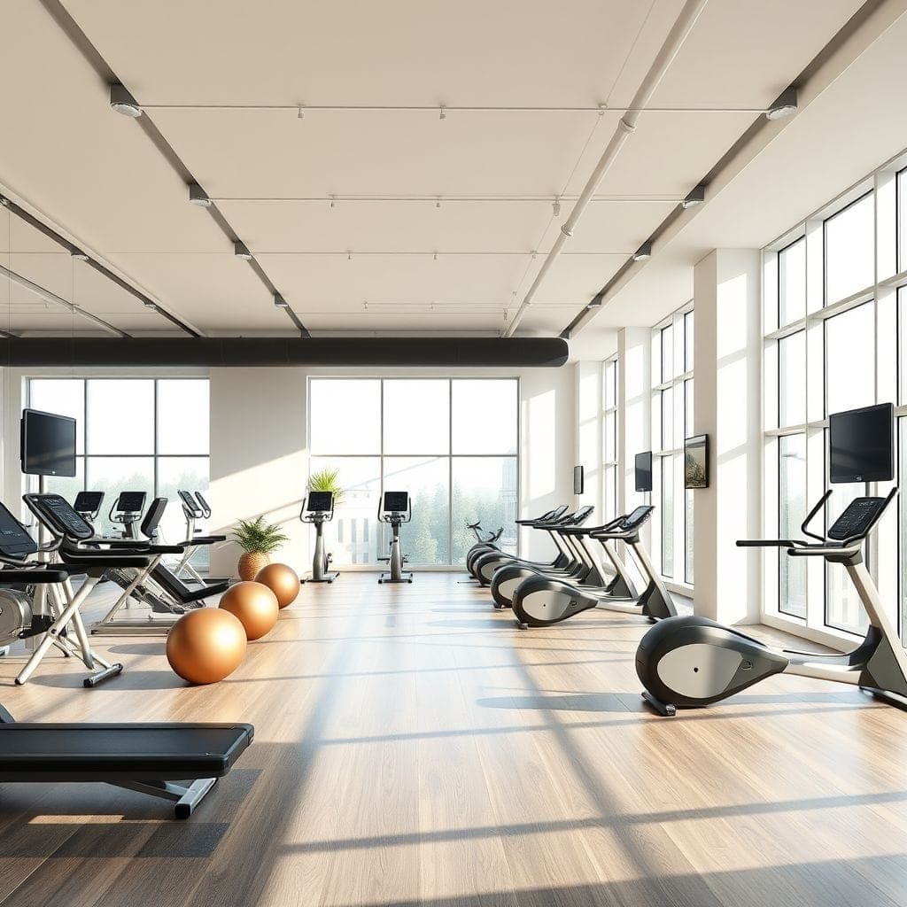 Contemporary Gym design example 4