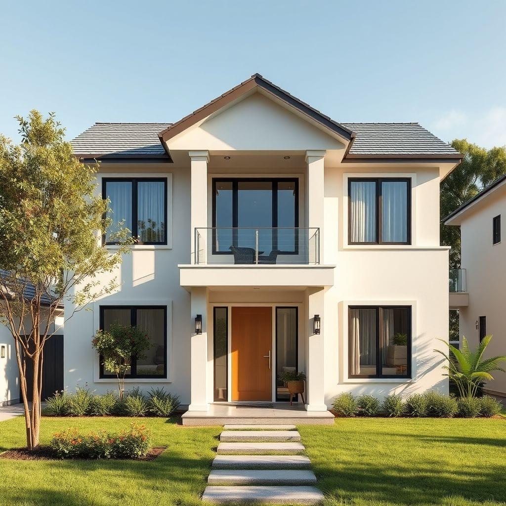 Contemporary House Exterior design example 2