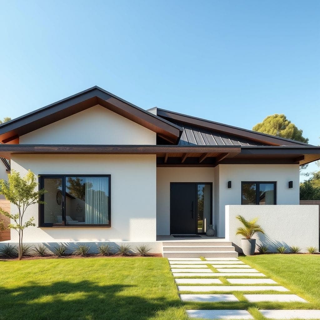 Contemporary House Exterior design example 3