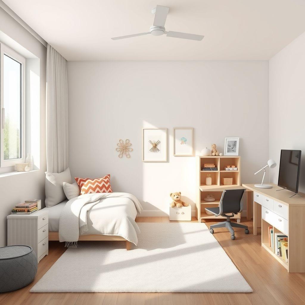 Contemporary Kids Room design example 1