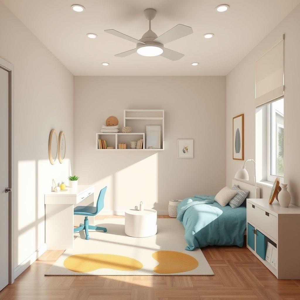 Contemporary Kids Room design example 2