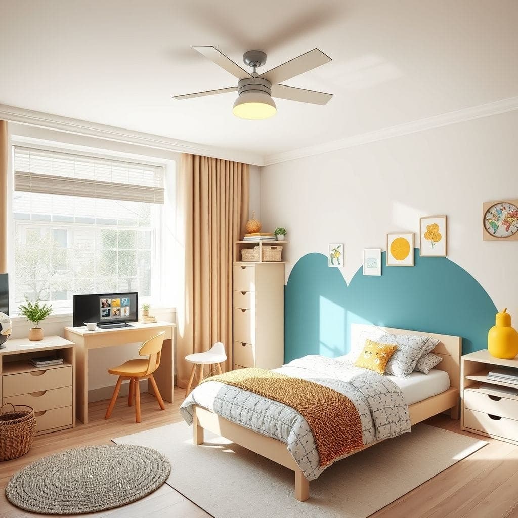 Contemporary Kids Room design example 3