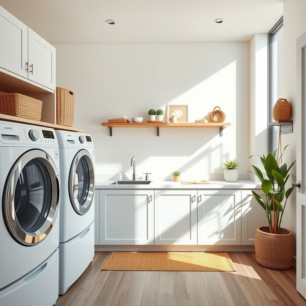 Contemporary Laundry Room design example 2