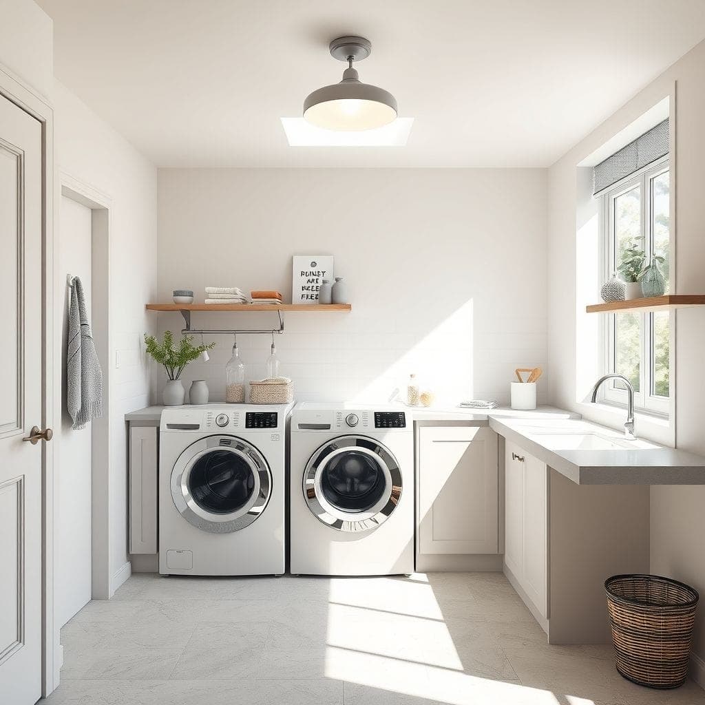 Contemporary Laundry Room design example 3