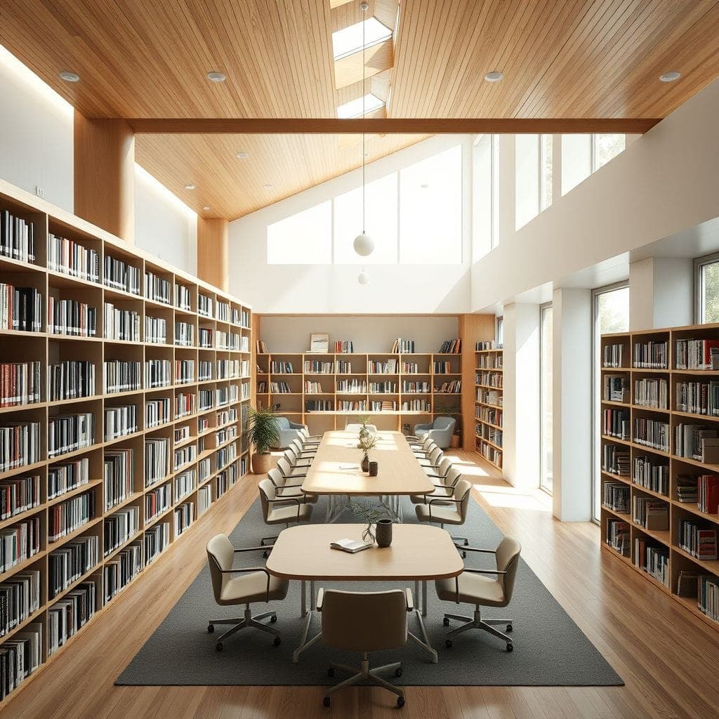 Contemporary Library design example 3