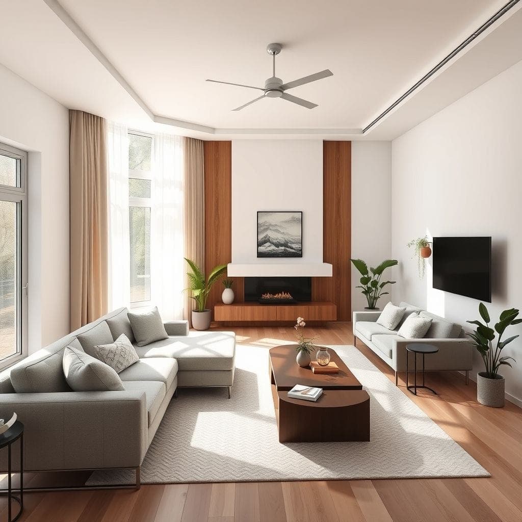 Contemporary Living Room design example 3