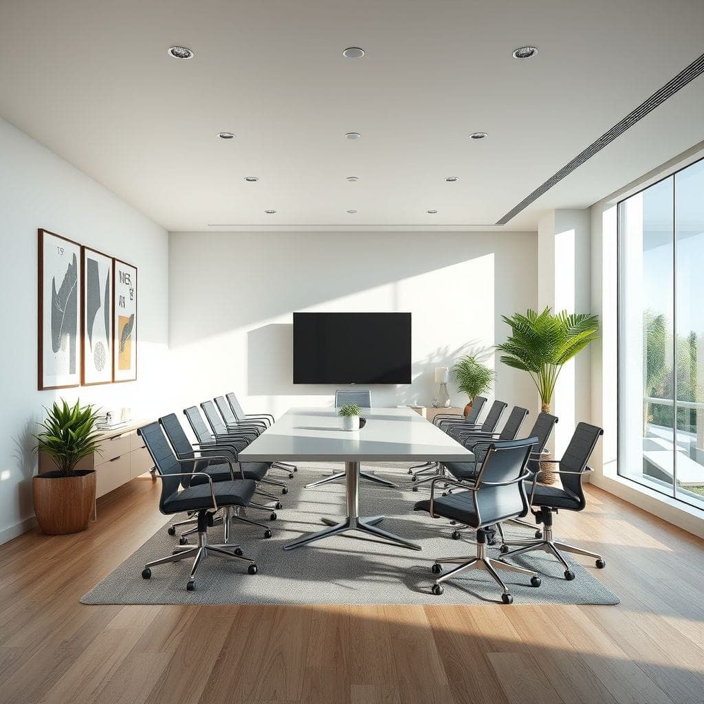 Contemporary Meeting Room design example 4
