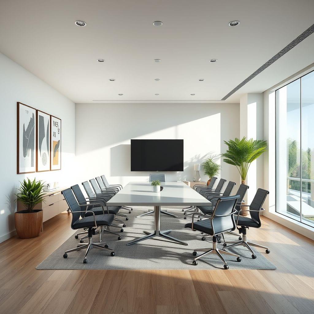Contemporary Meeting Room design example 4