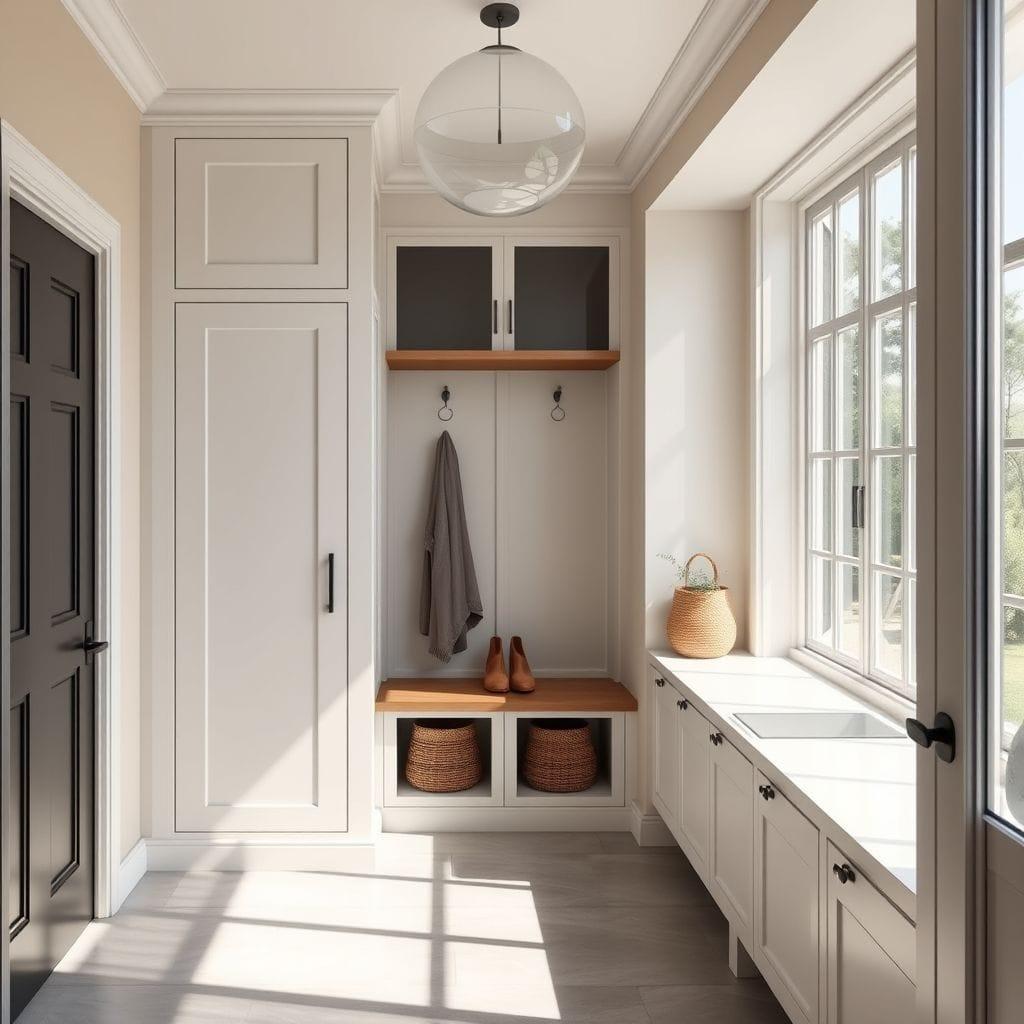 Contemporary Mudroom design example 3