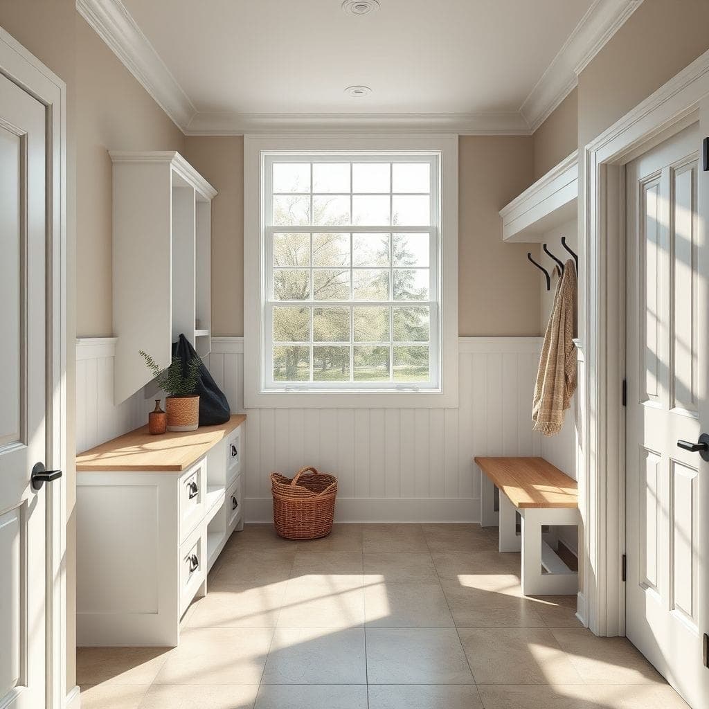 Contemporary Mudroom design example 4