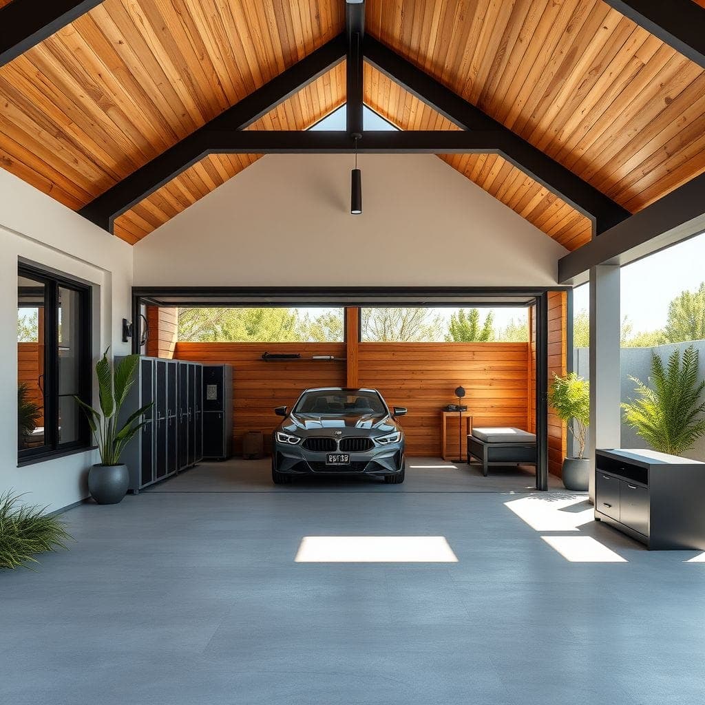 Contemporary Outdoor Garage design example 2