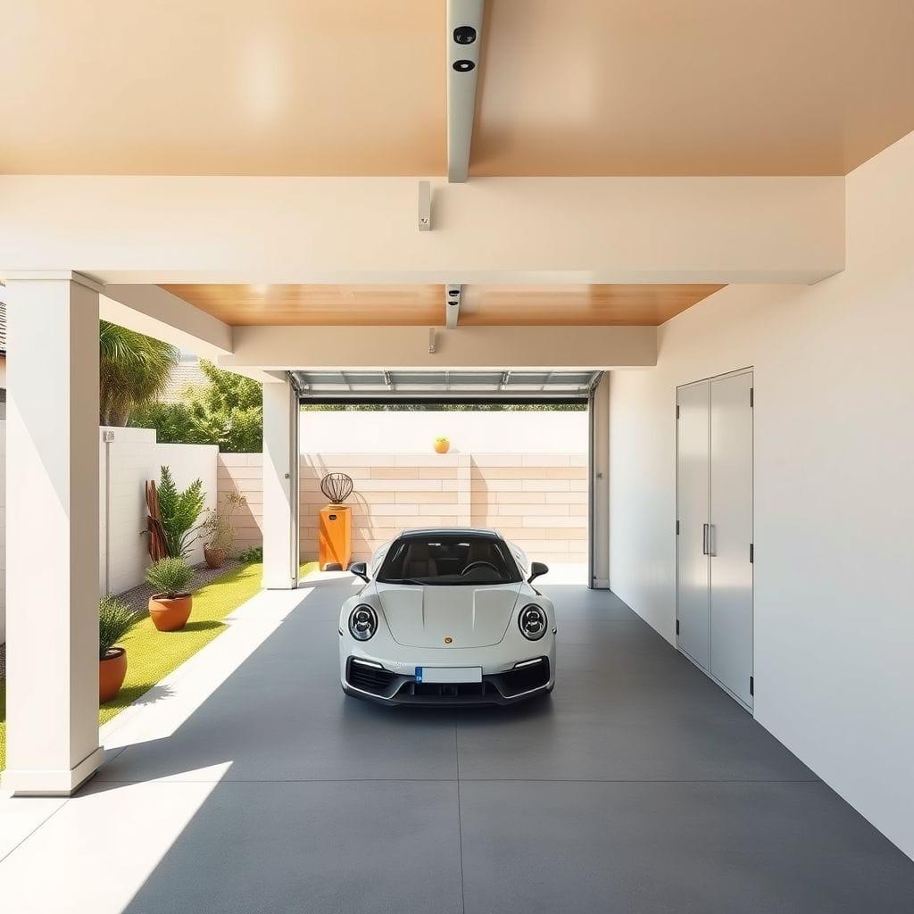 Contemporary Outdoor Garage design example 3