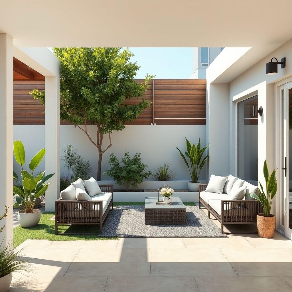 Contemporary Outdoor Garden design example 1